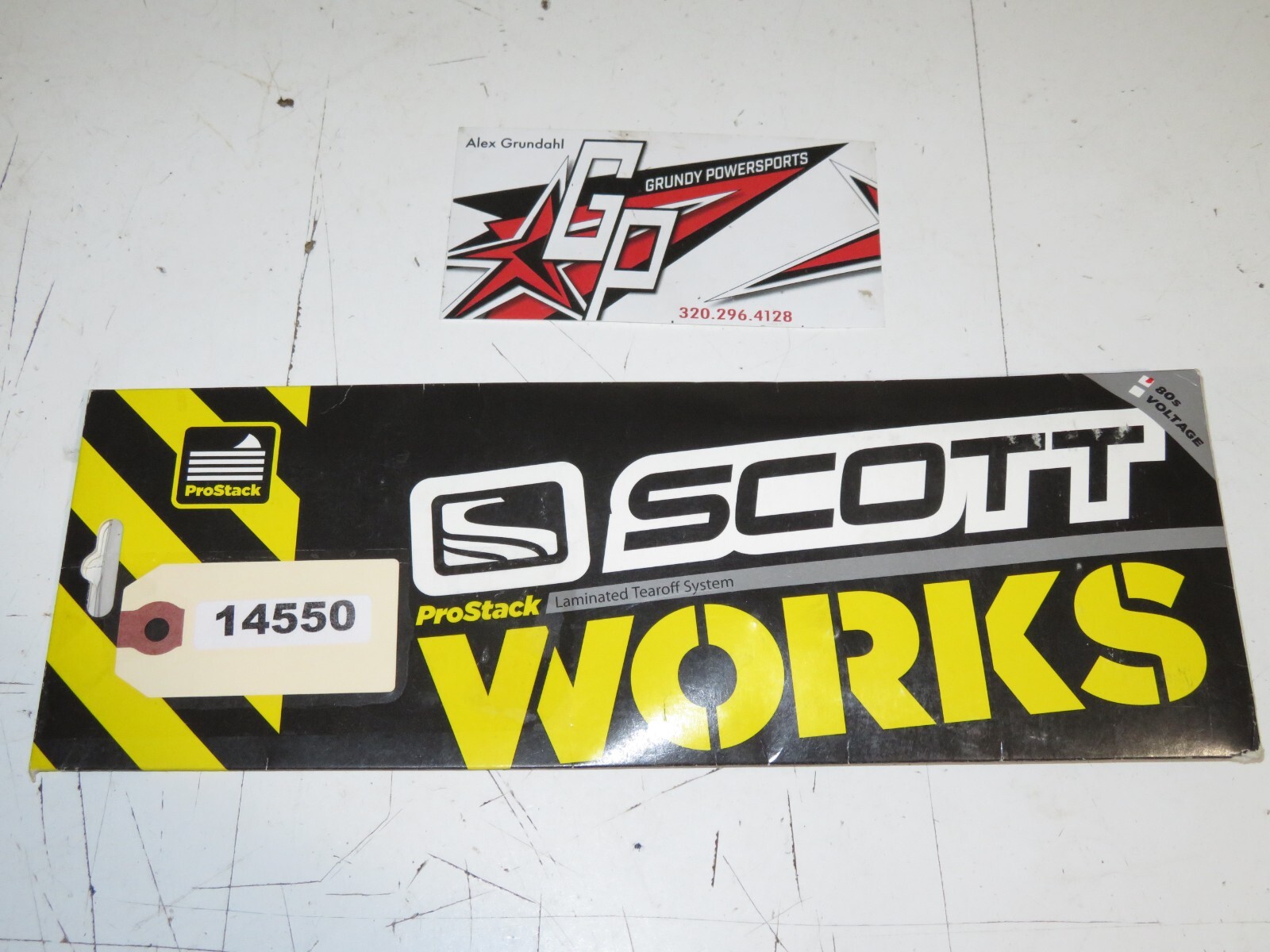 Scott USA New Works Pro Stack Tearoffs 3Pack MX Goggles NS  89  87 - 1260200-97