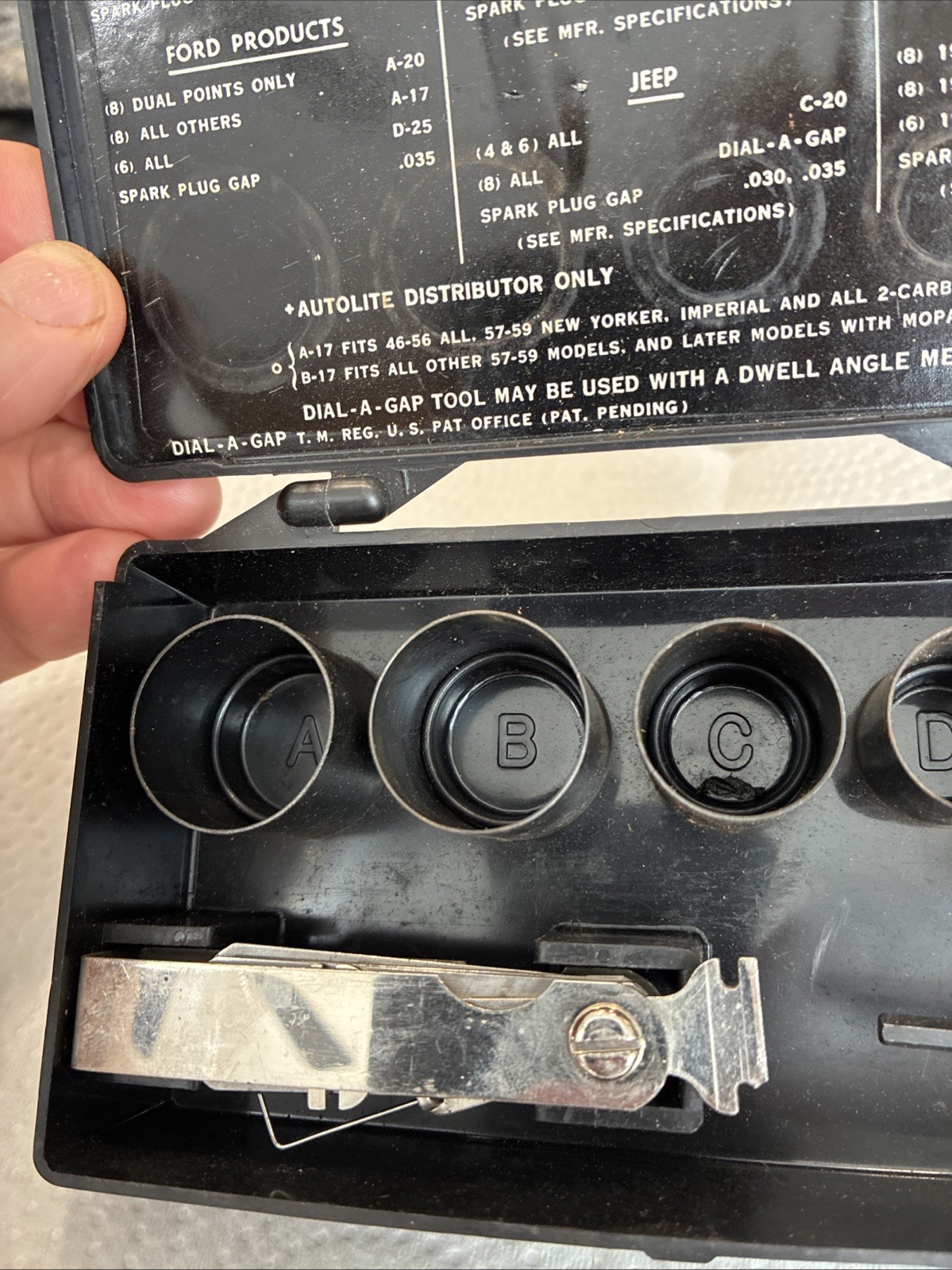 Kastar Precision Professional Tune-Up Tool Kit No. 456 Exc. Condition