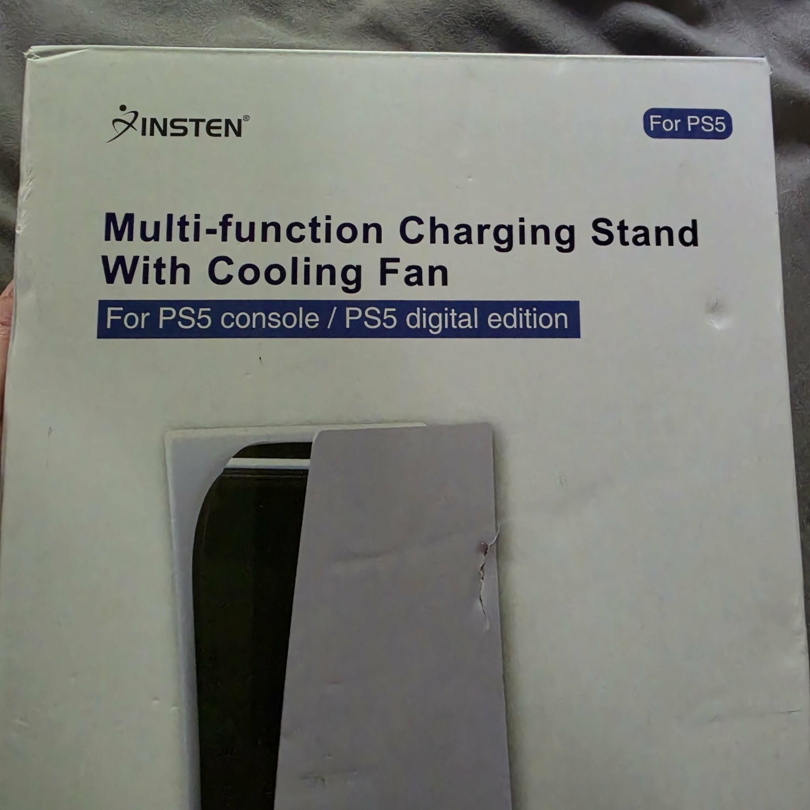 Insten Multi Function Charging Stand With Cooling Fan For PS5