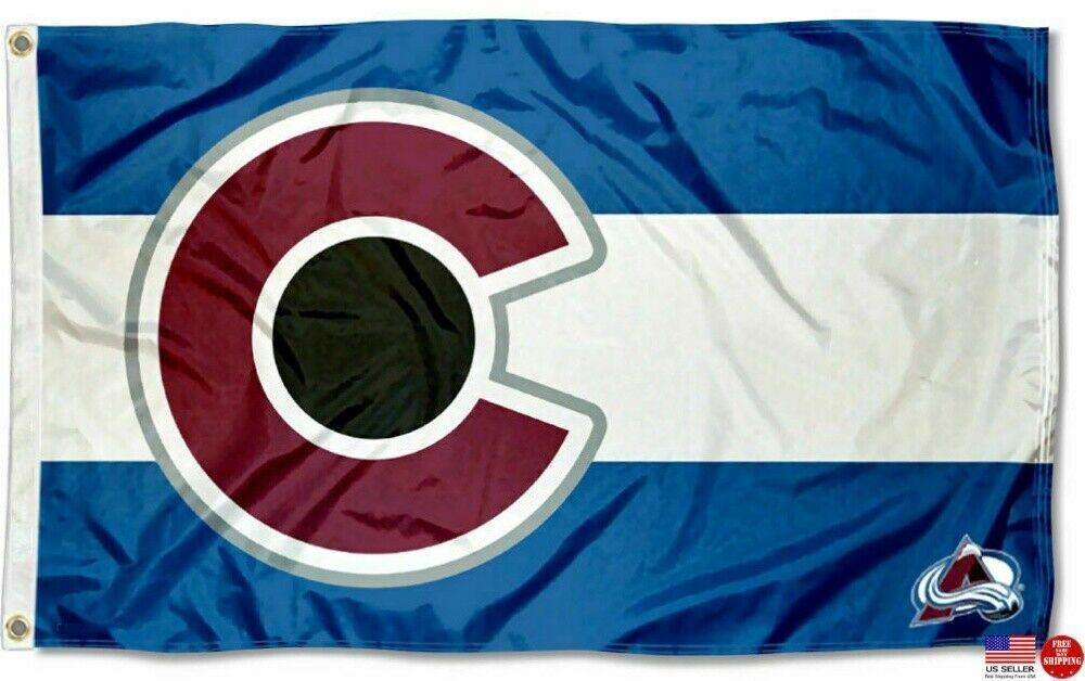 Colorado Avalanche State of Colorado 3 x 5 Flag 3x5 Banner Fast Free US Shipper.