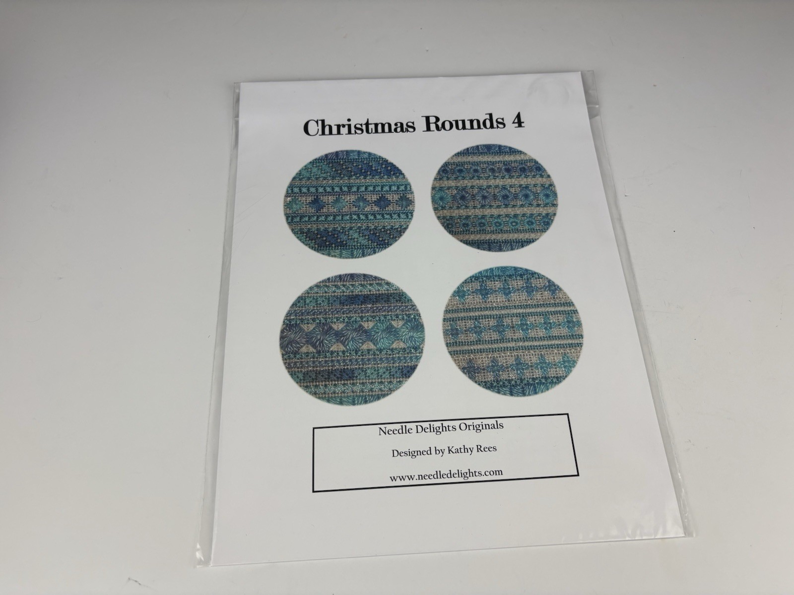 Needle Delights Originals Christmas Rounds 4 Needlepoint Pattern 1S