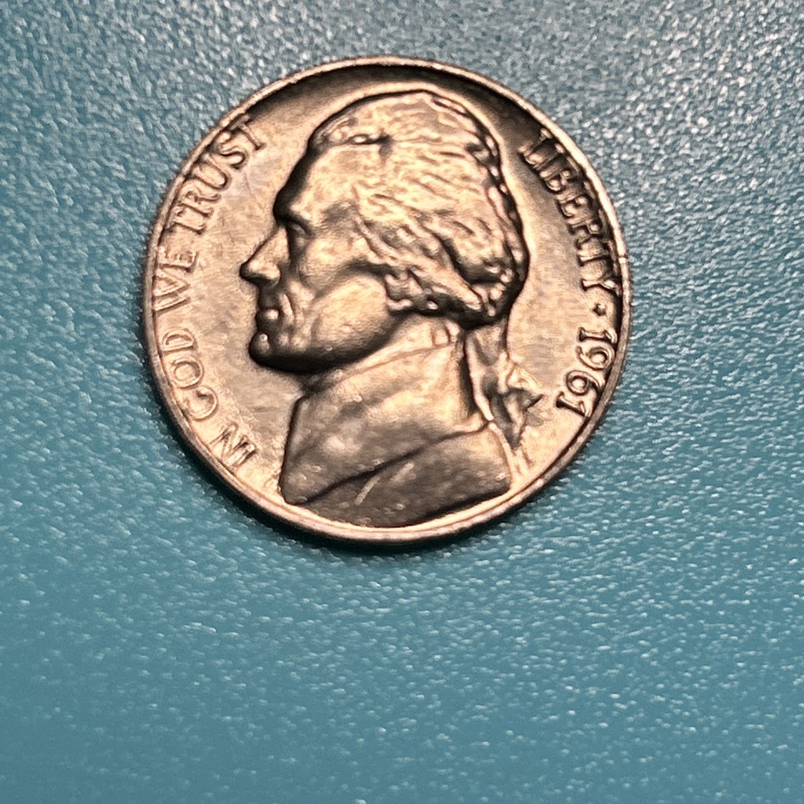 1961 P Jefferson Nickel with A DDR and DDO Error