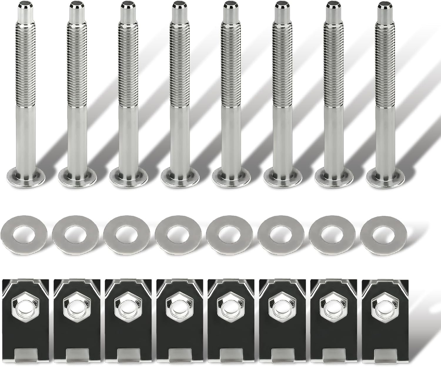 924-311 Truck Bed Mounting Bolts Nuts Hardware Kit Compatible with Ford F250 F35