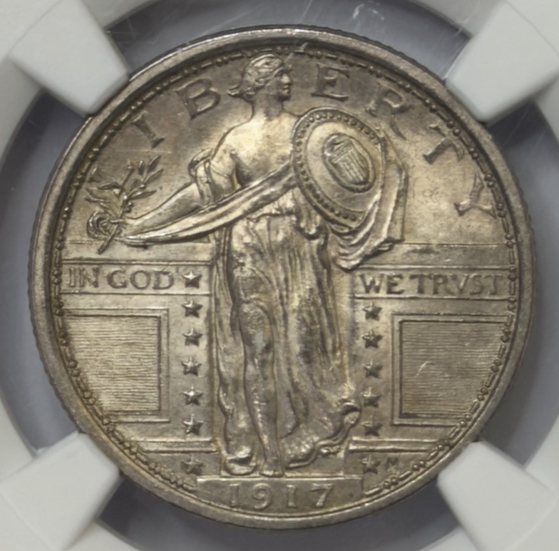 1917 25c Type 1 Standing Liberty Quarter NGC MS65 FH **QLH96004 **Super Original