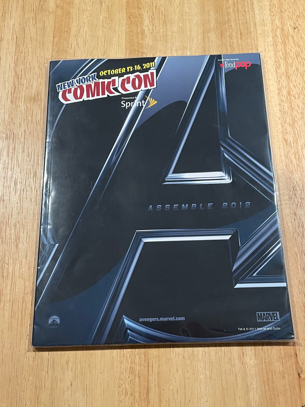 New York Comic Con Program Guide Oct 2011 Avengers Marvel