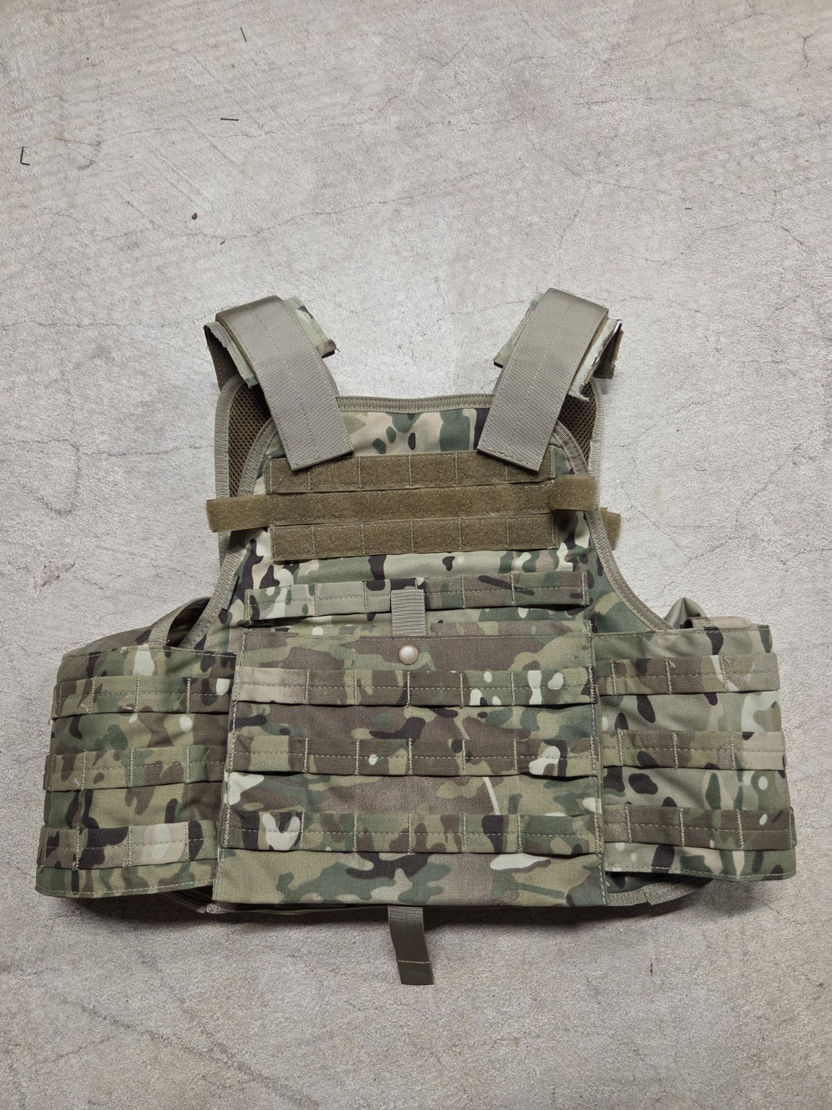 Condor Tactical MOLLE Plate Carrier Body Armor Chest Rig MultiCam MOPC-008
