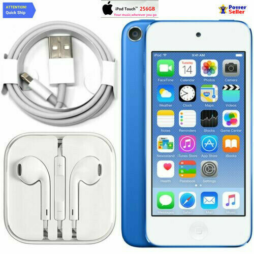 New, Apple iPod Touch (7th generation) -Blue, 256GB, 1 YEAR WARRANTY