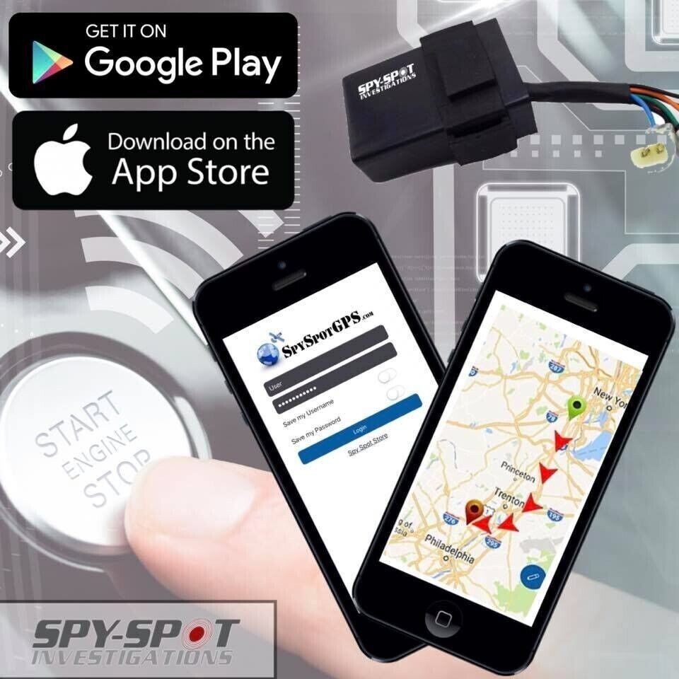 4G Hardwire Kill Switch GPS Vehicle Tracker Real Time Disable Ignition Starter