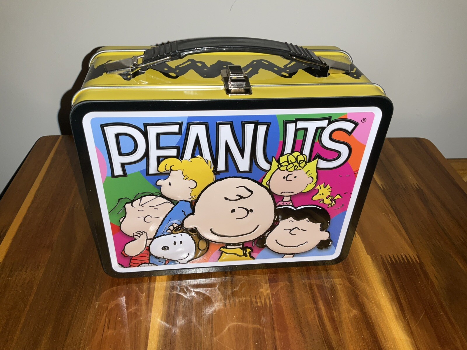 Peanuts Lunchbox Tin Tote Snoopy, Charlie Brown New