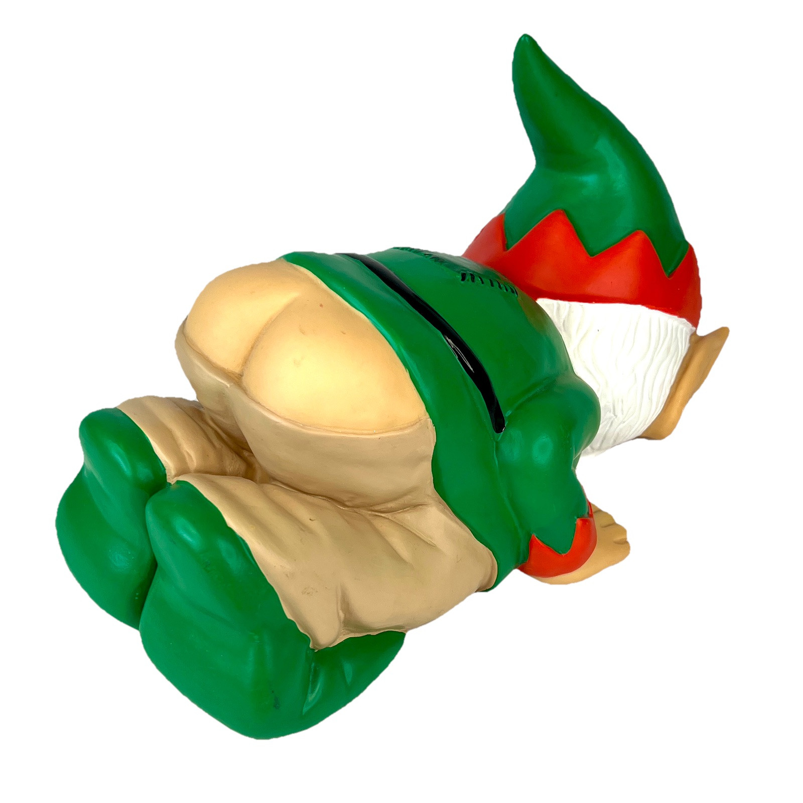 Needzo Mooning Elf Butt Christmas Decoration, Holiday Gag Gifts, Naughty Gnome