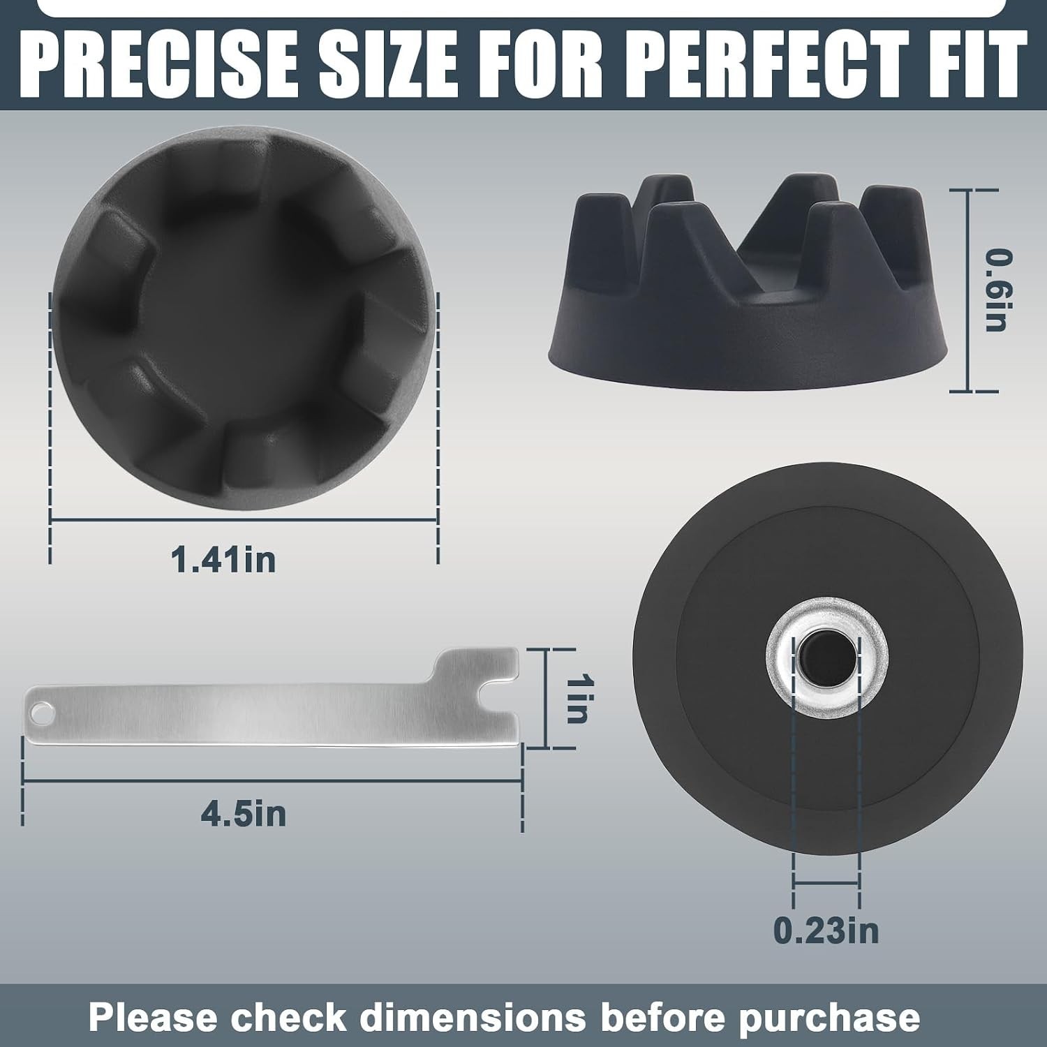 Blender Coupler & Spanner Kit for Kitchenaid KSB5WH KSB5 KSB3 Drivers