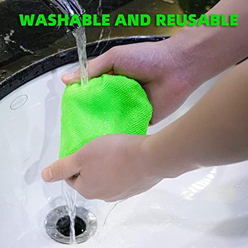 XINDELL Windshield Cleaning Tool for Car – Extendable Handle Window 17in Green