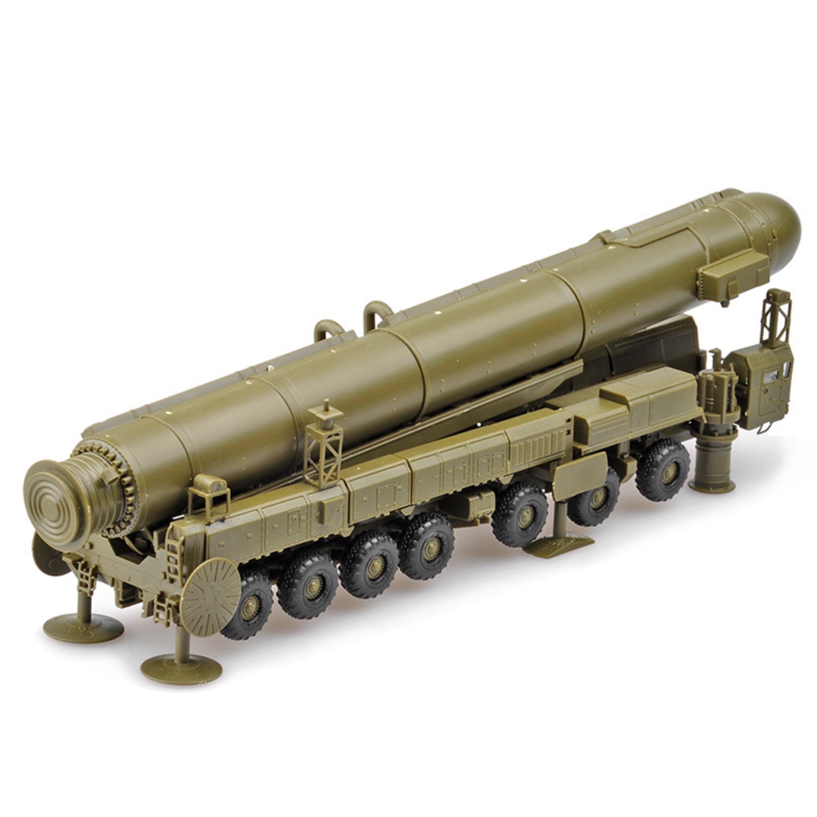 DIY Plastic 1:72 RT-2PM2 Russian Missile Launcher Vehicle Launcher Miltary Model