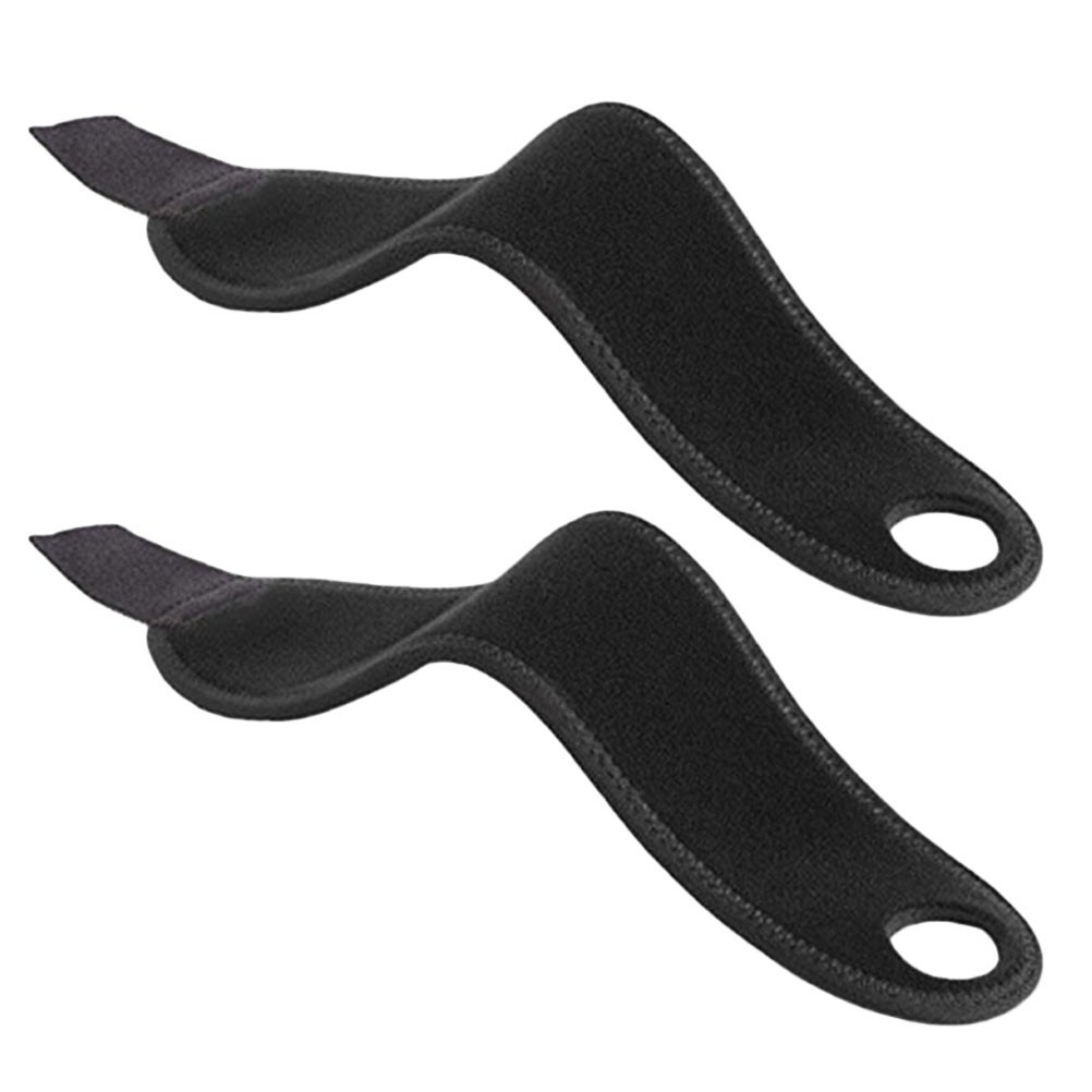 2Pcs Black Breathable Wrist Support Wraps for Sports Training and Recovery