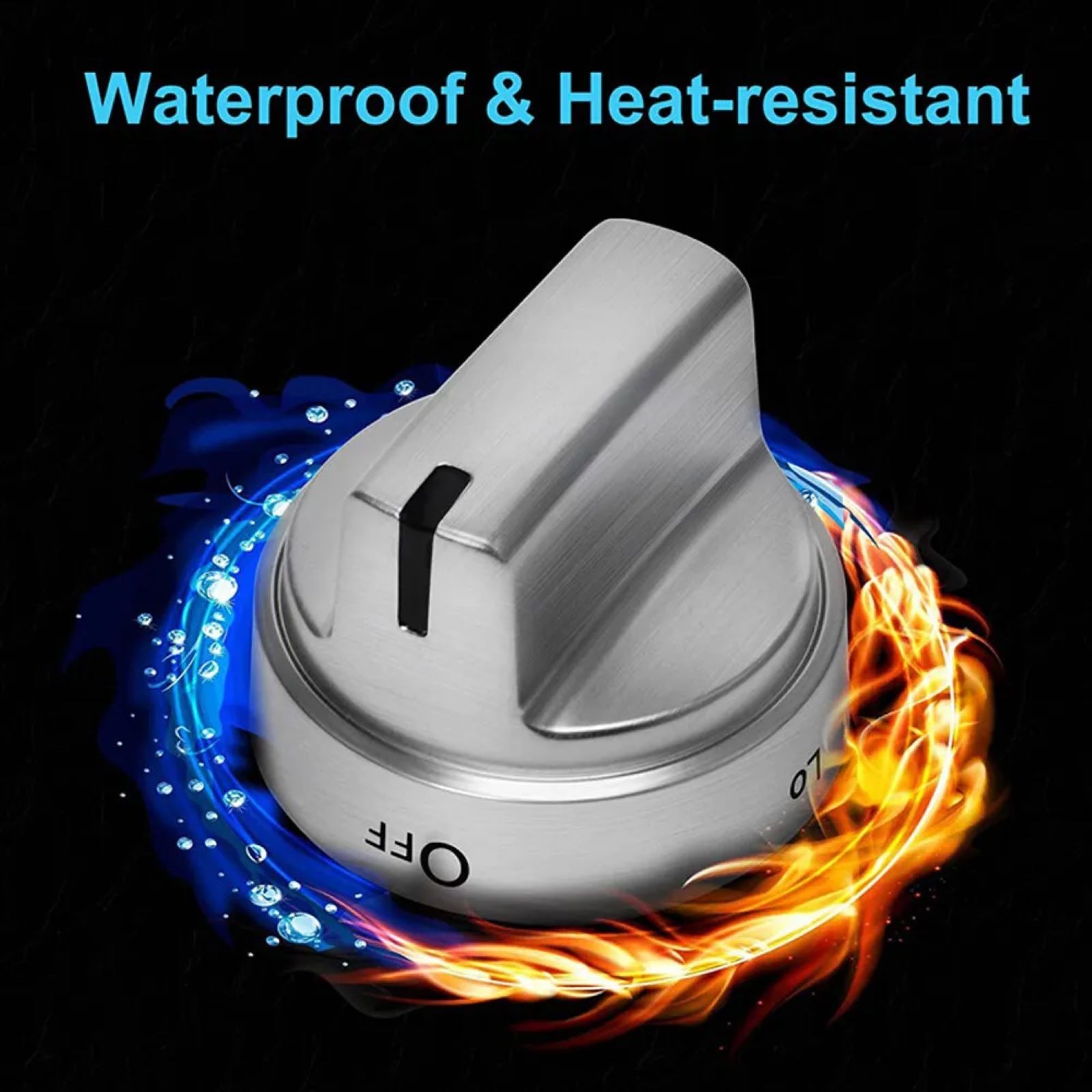 Easy Installation 5PCS Control Knob for GE Gas Range Stove Replacement Part