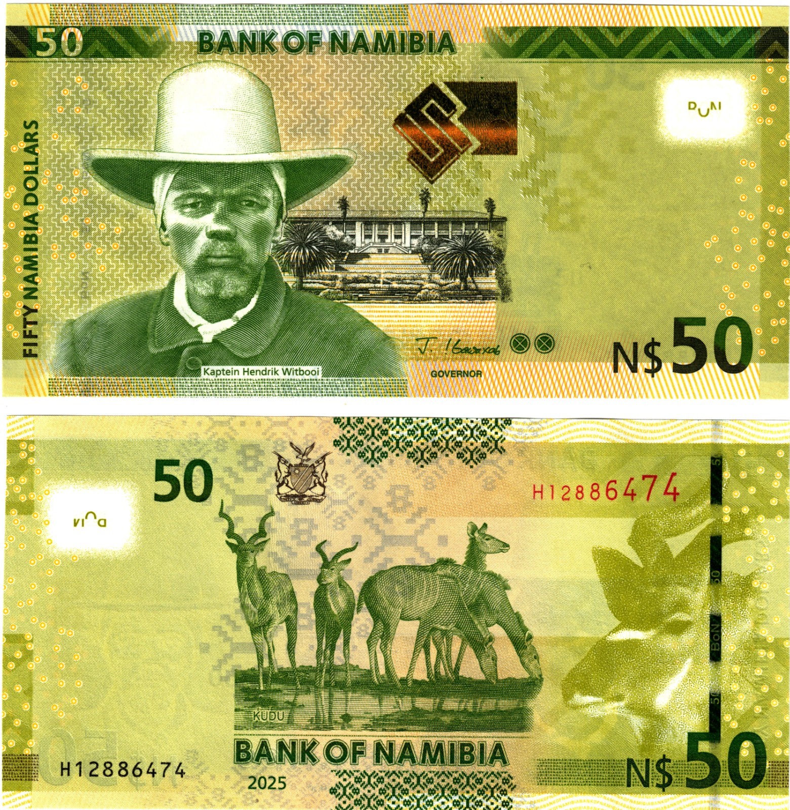 2025 Namibia Banknote P13 50 Dollars UNC