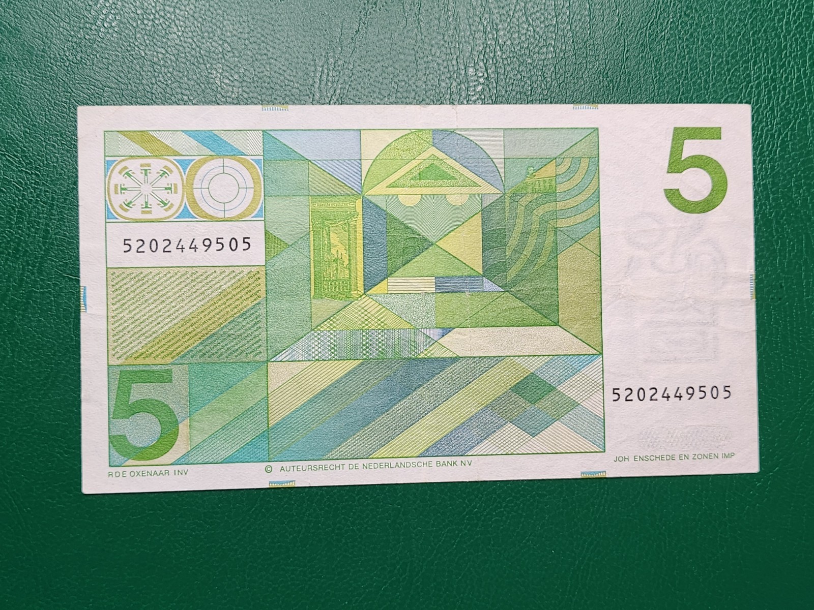 NETHERLAND - 5 GULDEN 1973 - BANKNOTES