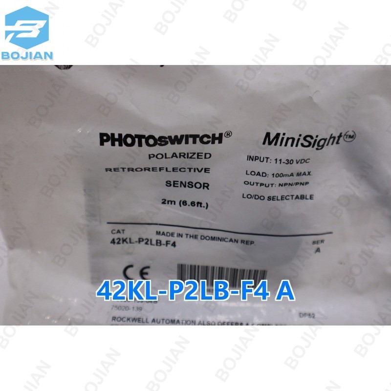 42KL P2LB F4 A Allen Bradley 42KL-P2LB-F4 Series A Photoelectric Sensor Used