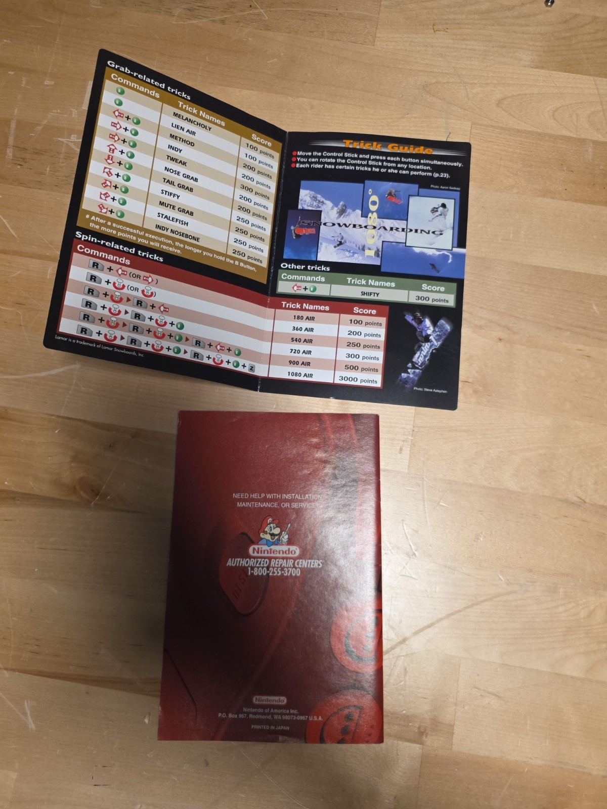 1080 Snowboarding Manual