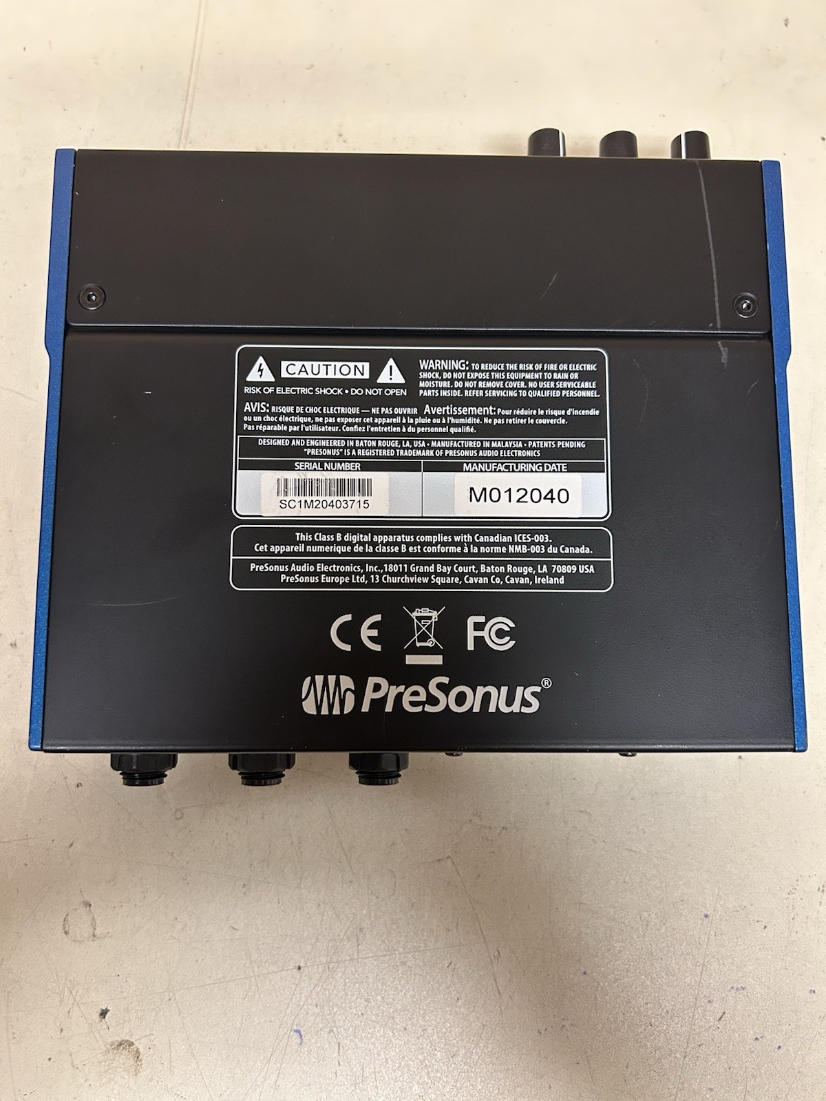 PreSonus Studio 24c USB-C 2 Mic USB Audio Interface w/ Phantom Power, MIDI
