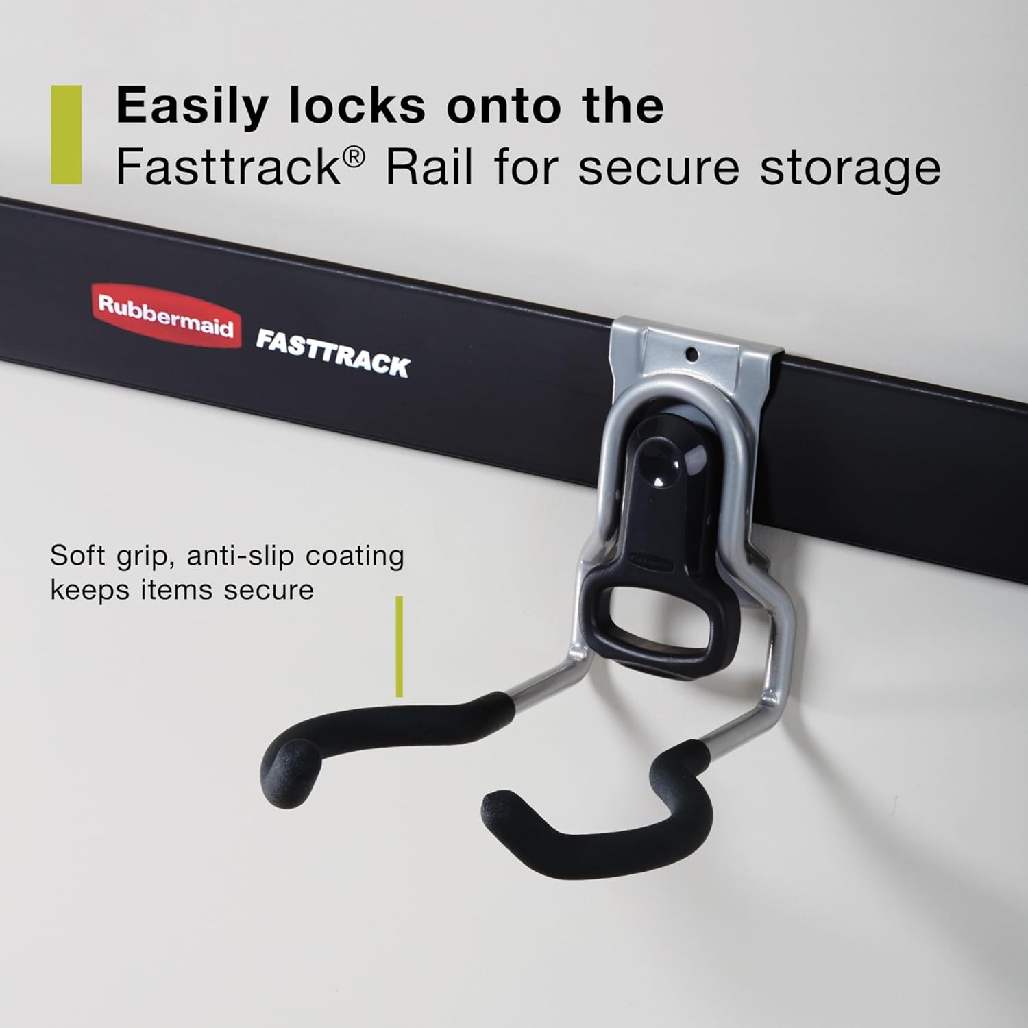 Rubbermaid FastTrack Garage Storage Wall Mounted Power Tool Hook