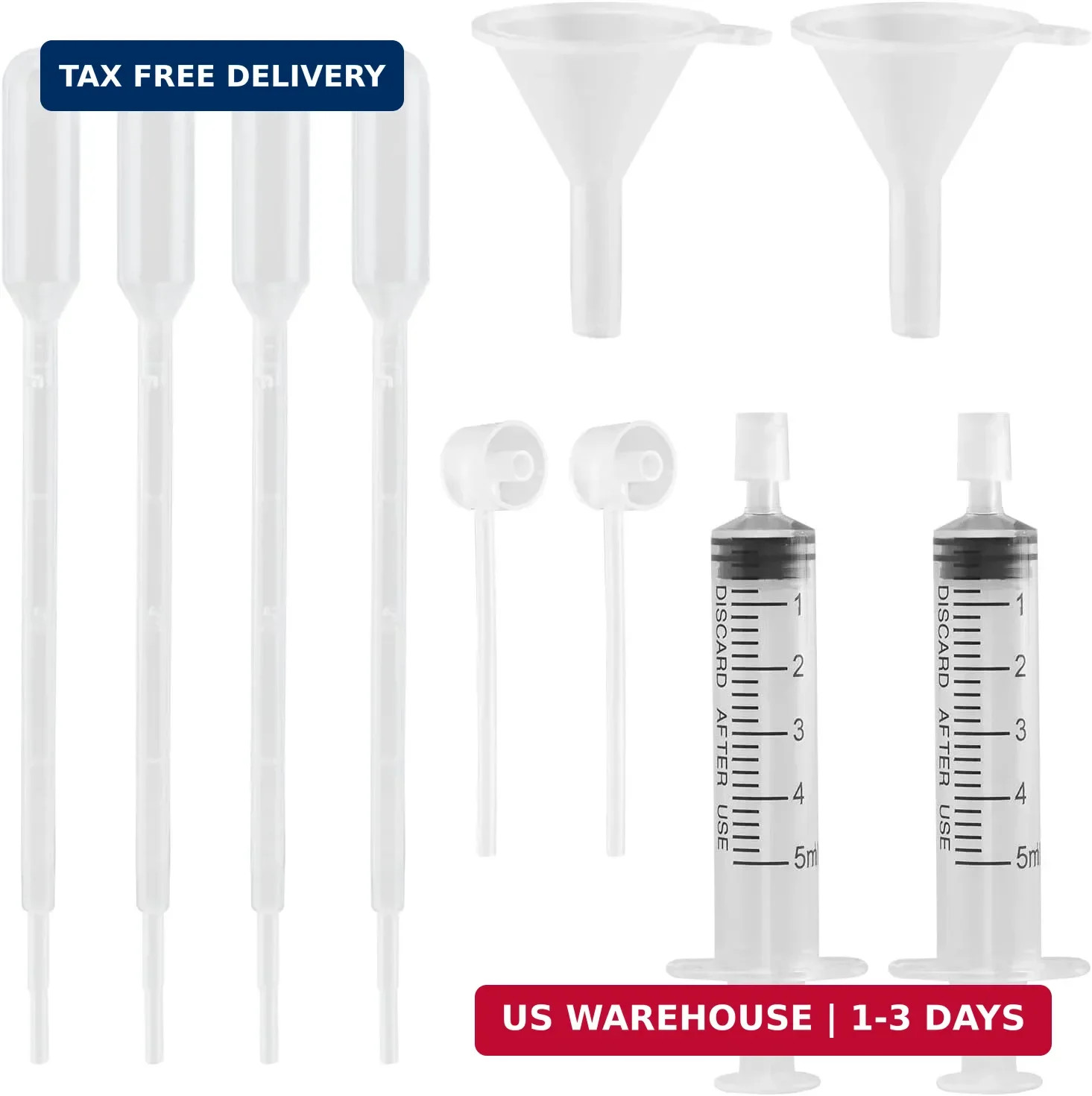 Perfume Refill Tool Kit, 10pcs Plastic Perfume Dispenser Transfer Pump Set, Cosm