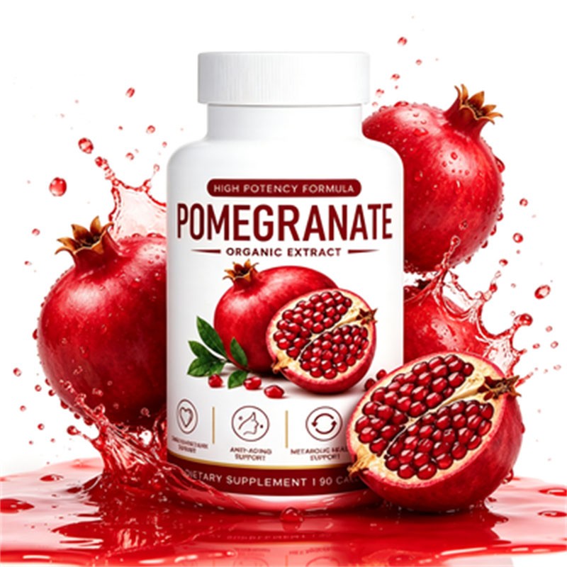 Alevia Organic Pomegranate Extract Capsules Natural Antioxidant Supplement