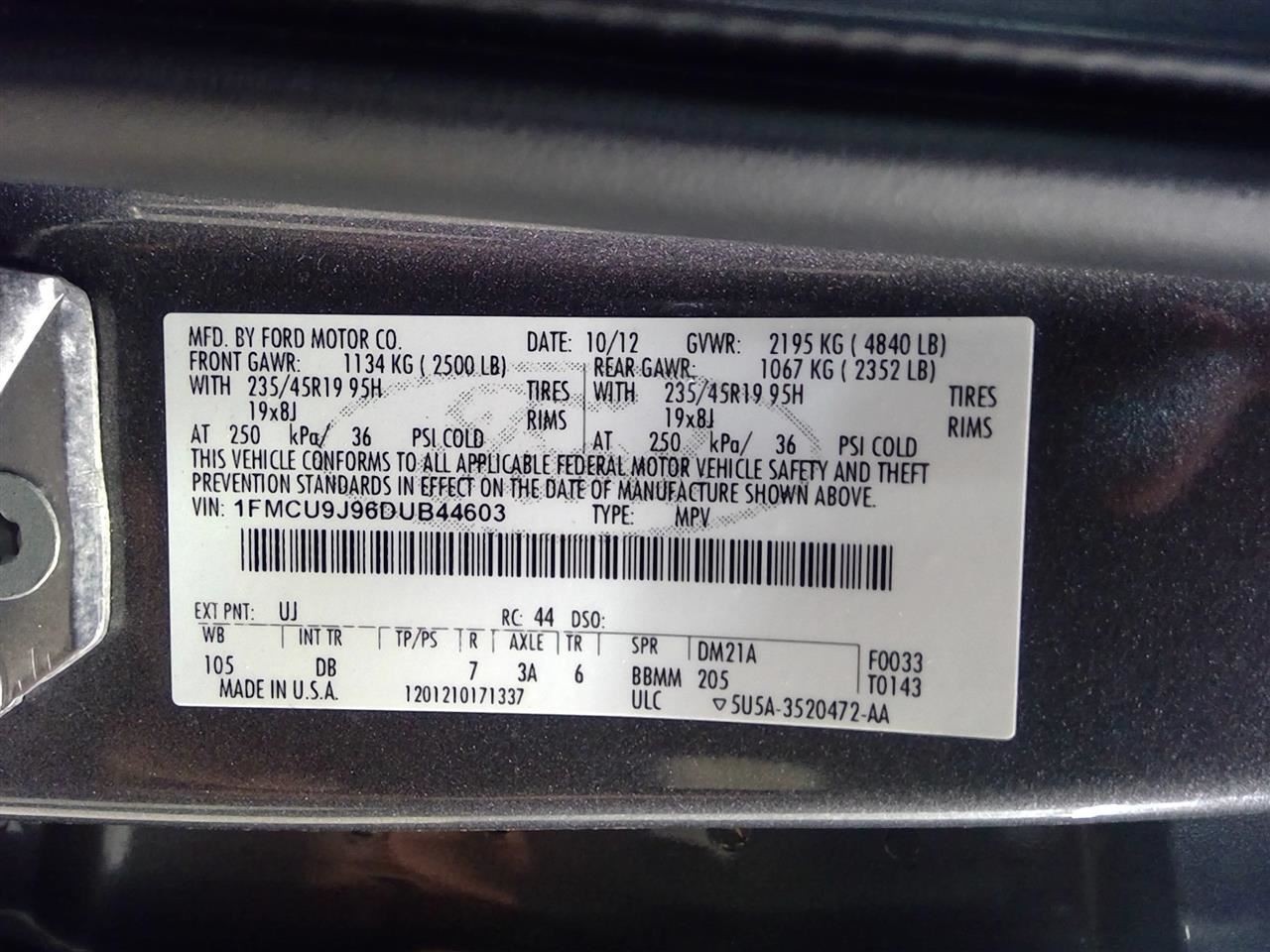 Engine ECM Electronic Control Module 1.6L Fits 13-16 ESCAPE 1102599
