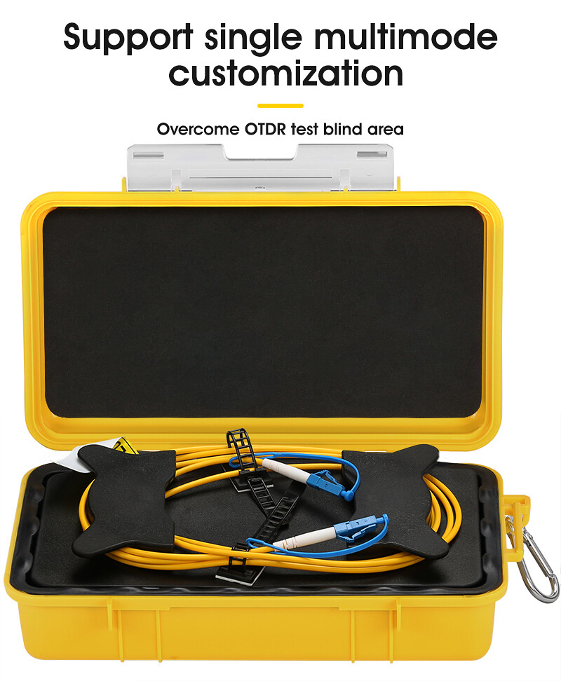 OTDR Launch Cable Box LC/UPC-LC/UPC 150m 300m 500m 1km 2km Test extension Line