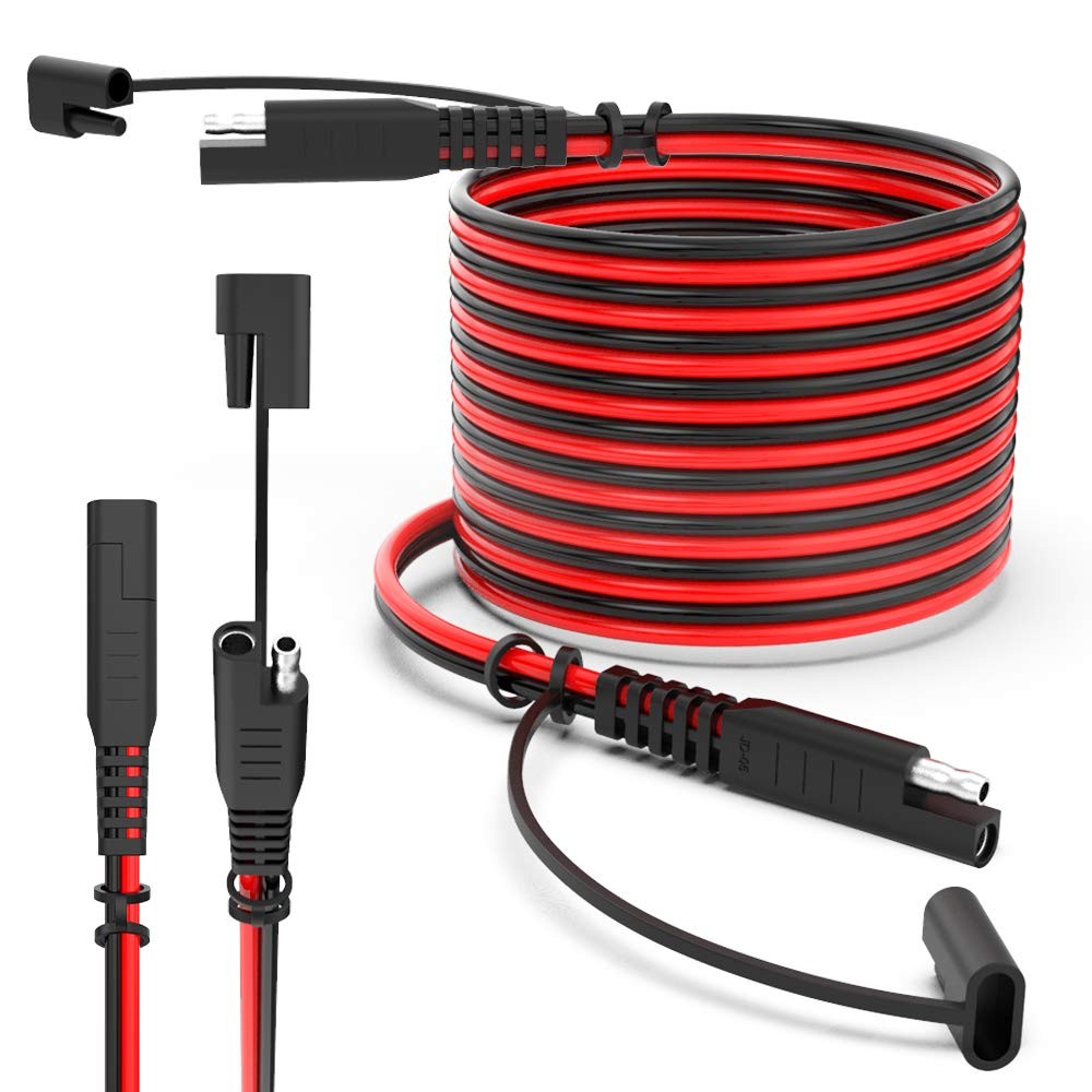 15ft 10AWG SAE Extension Cable with Quick Connect Disconnect SAE Power Connec...