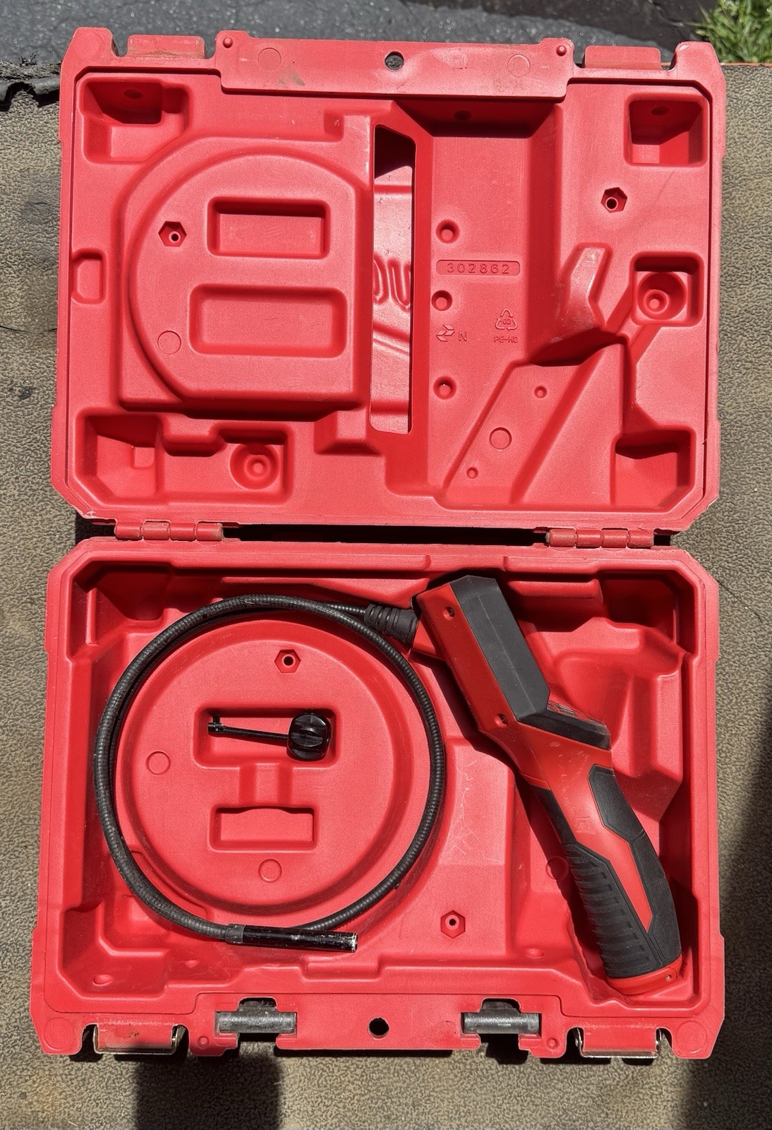 Milwaukee 2309-20 M-Spector Battery Powered Inspection Scope w/ Case Tested
