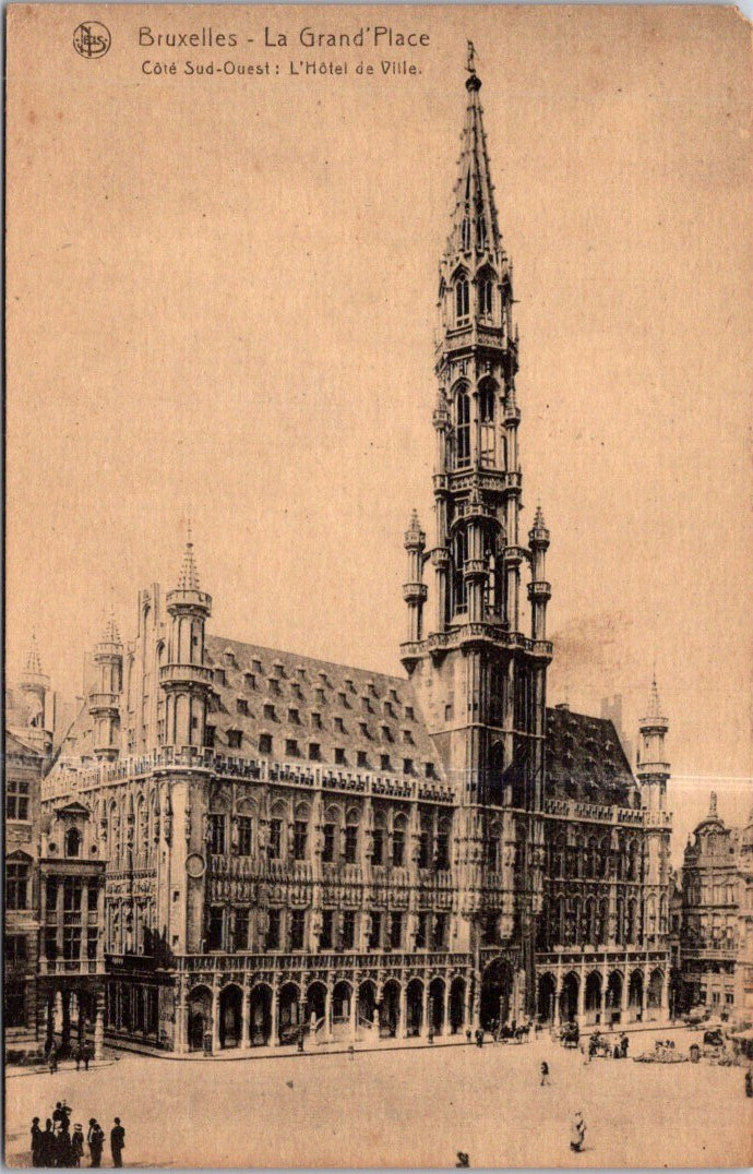 (1244) 16-7-2025 - VERY OLD - Belgium - Grand' Place Hotel de Ville