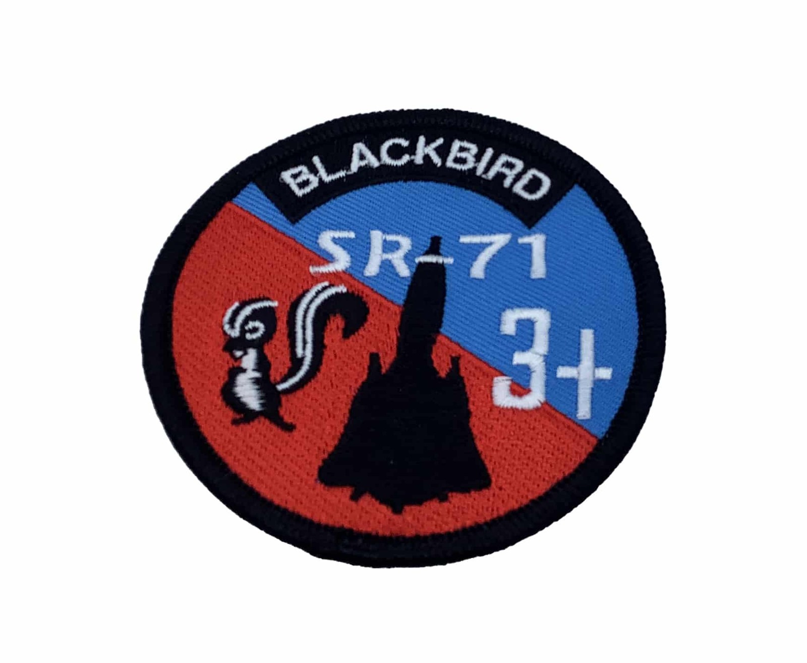 Skunk Works®  SR-71 Blackbird® 3+ Patch – With Hook and Loop, Officially