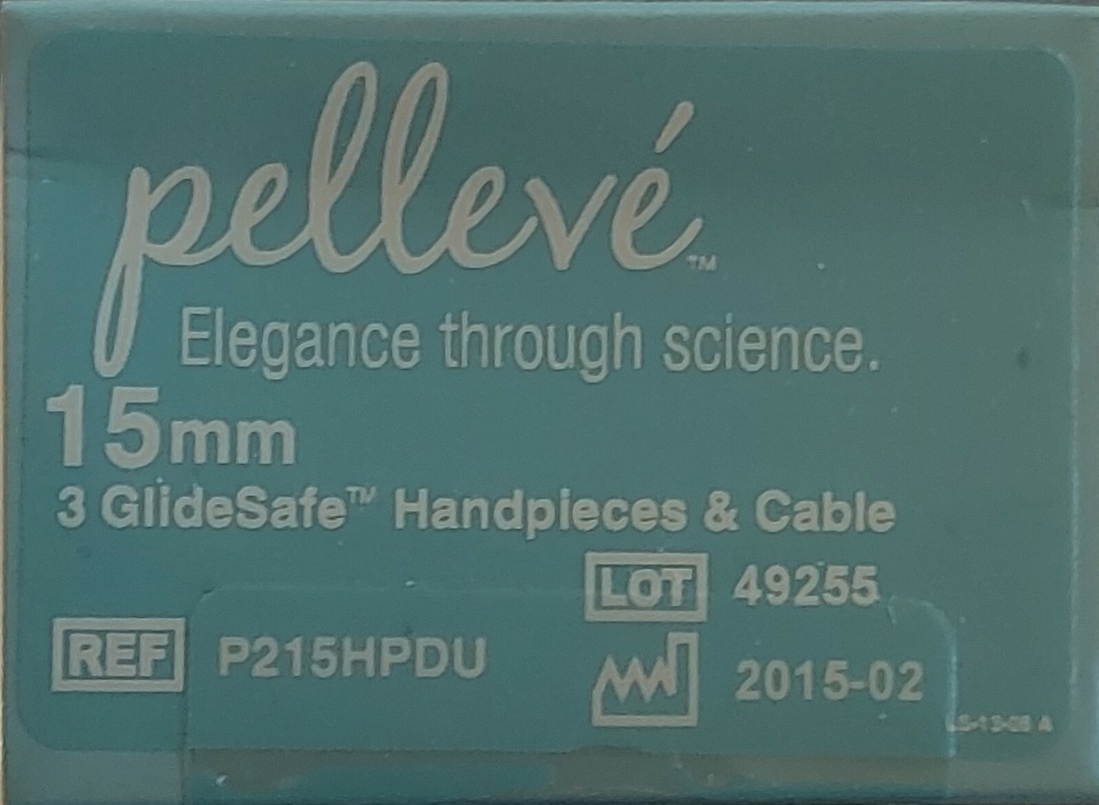 Three (3) Brand NEW 15mm GlideSafe Pelleve Skin Tightening Handpieces by Ellman!
