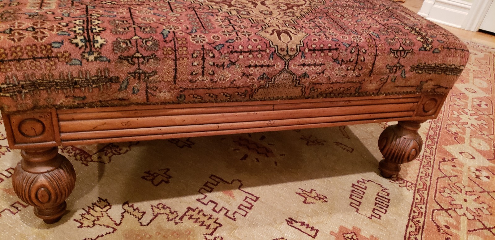 Vintage Turkish Over Rug Ottoman LOCAL PICKUP'S. ONLY !!!