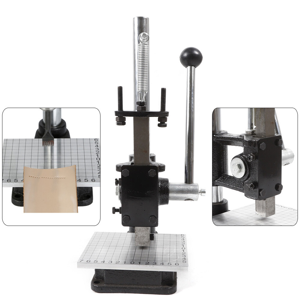 Leather Craft Imprinting Machine DIY Embossing Press Leather Stamp Punching Tool