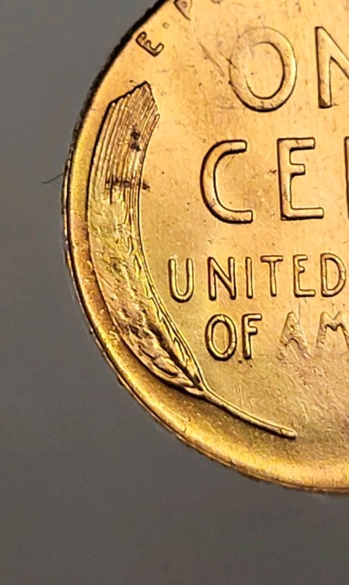 LINCOLN WHEAT CENT ERROR GREEN 💚 RARE