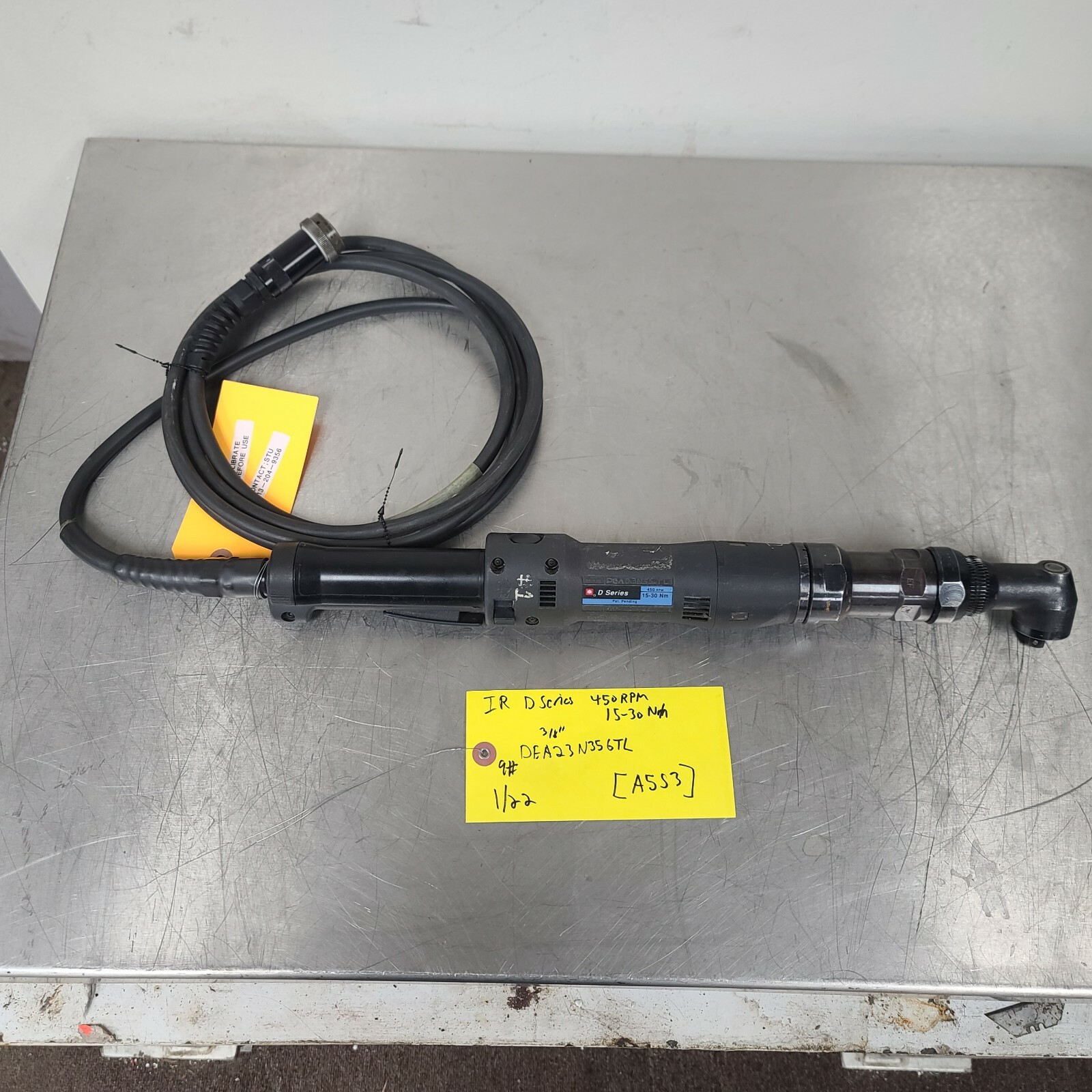 Ingersoll Rand D Series Nutrunner Ratchet 450RPM 15-30Nm 3/8" DEA23N356TL [A5S3]