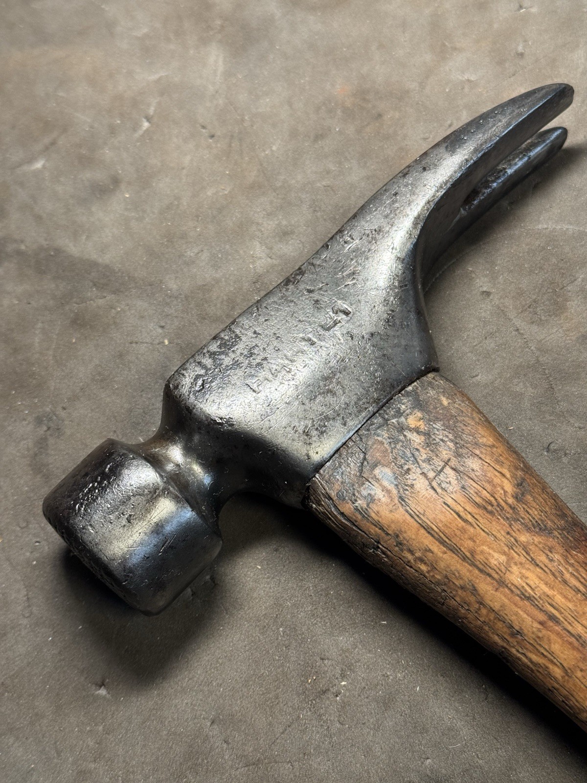 HART The Framer 21 Oz Framing Hammer Vintage USA California Framer Milled