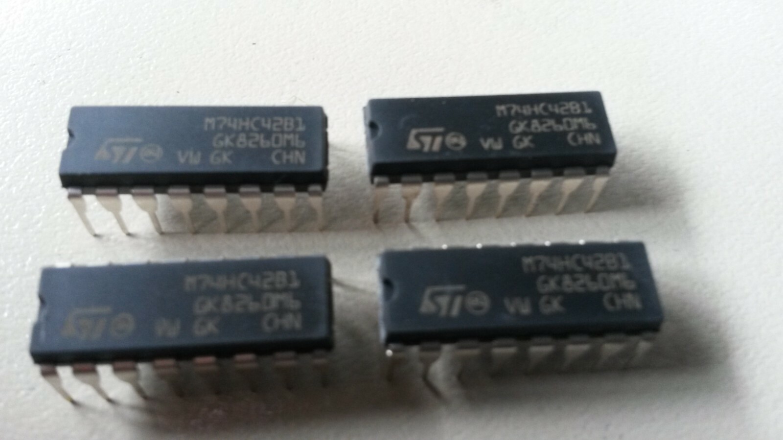 4x IC MODULE 74HC42 No China Copies, Excellent Brand Only 20676-182