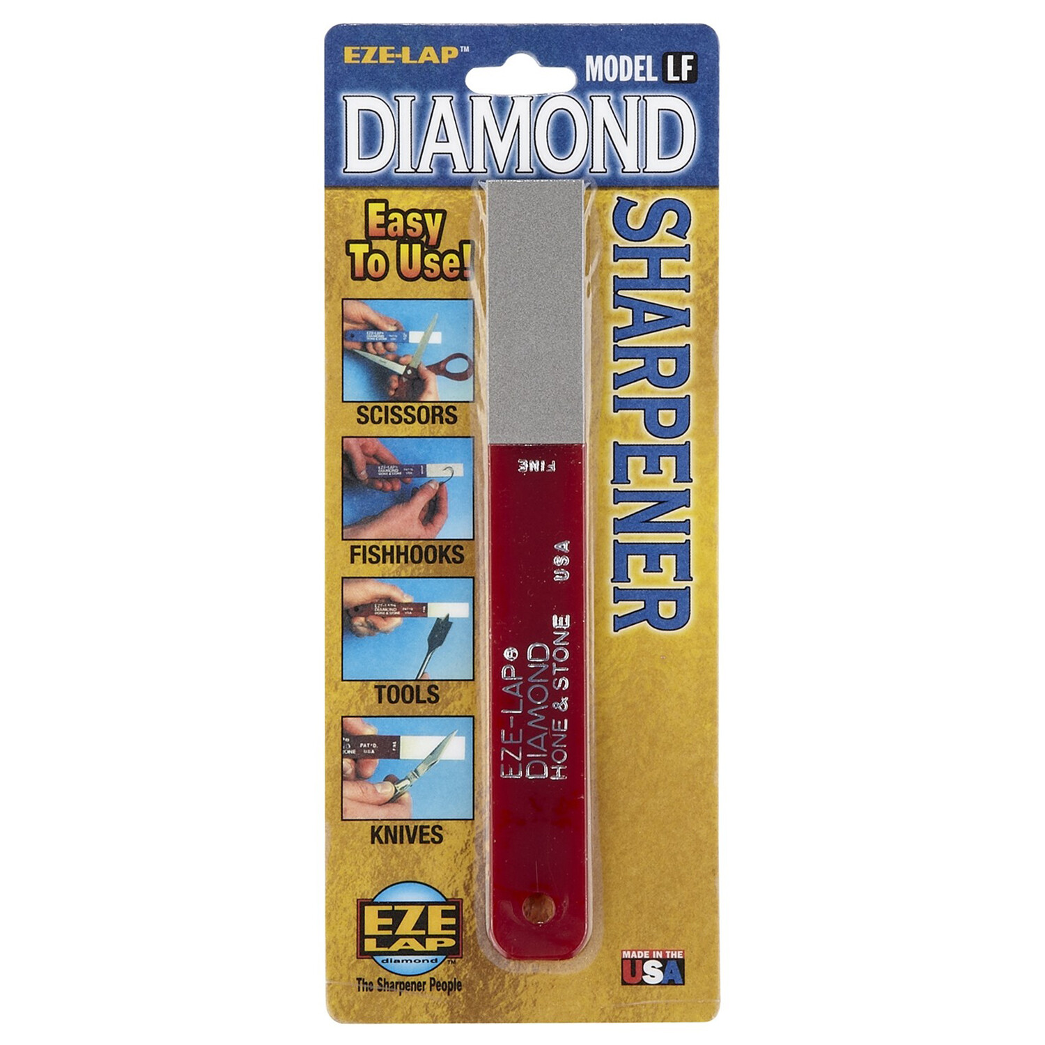 EZE-LAP Fine Diamond Hone Knife or Tool Sharpener Model LF