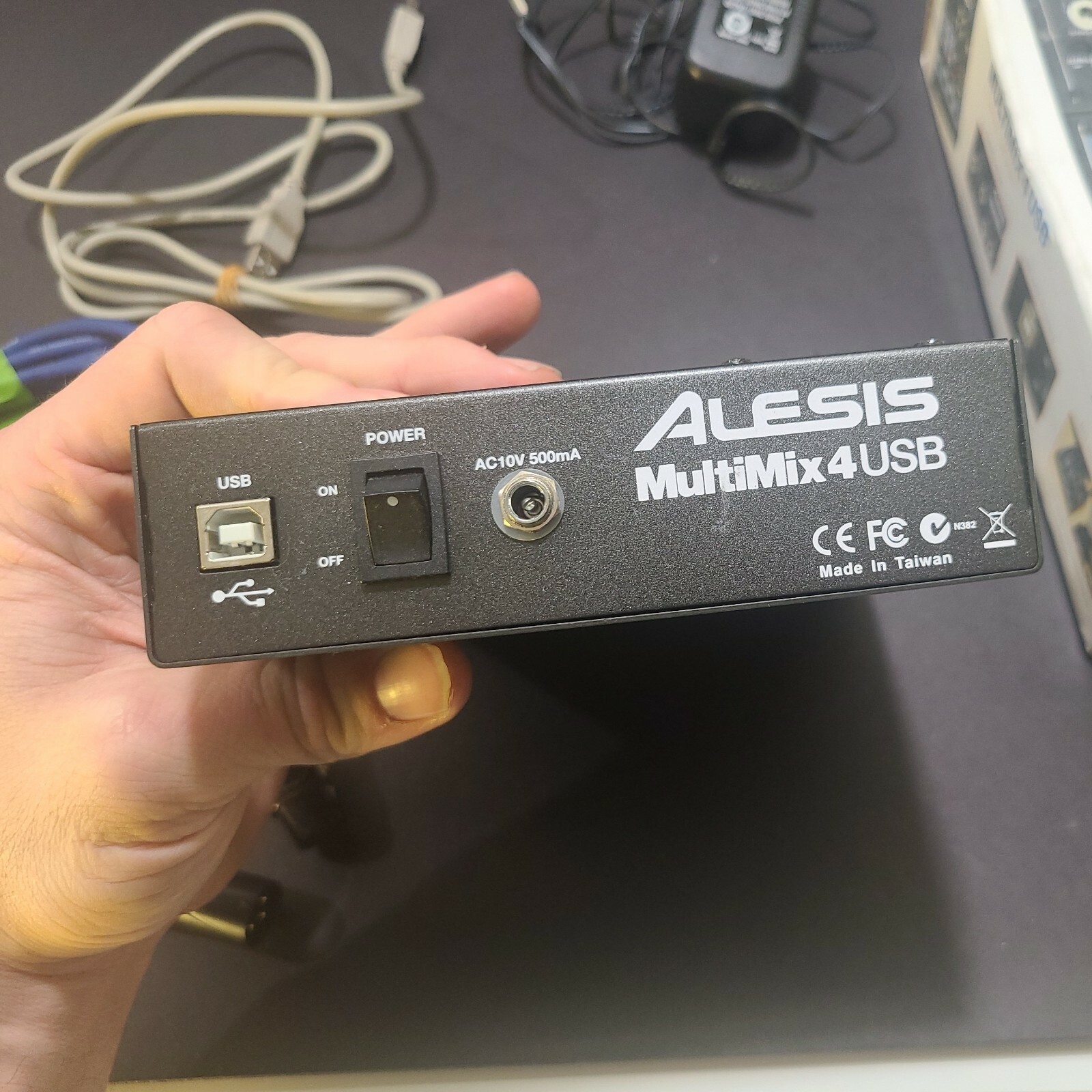Alesis MultiMix 4 USB 4 Channel Mixer Interface Mic Line Mixing