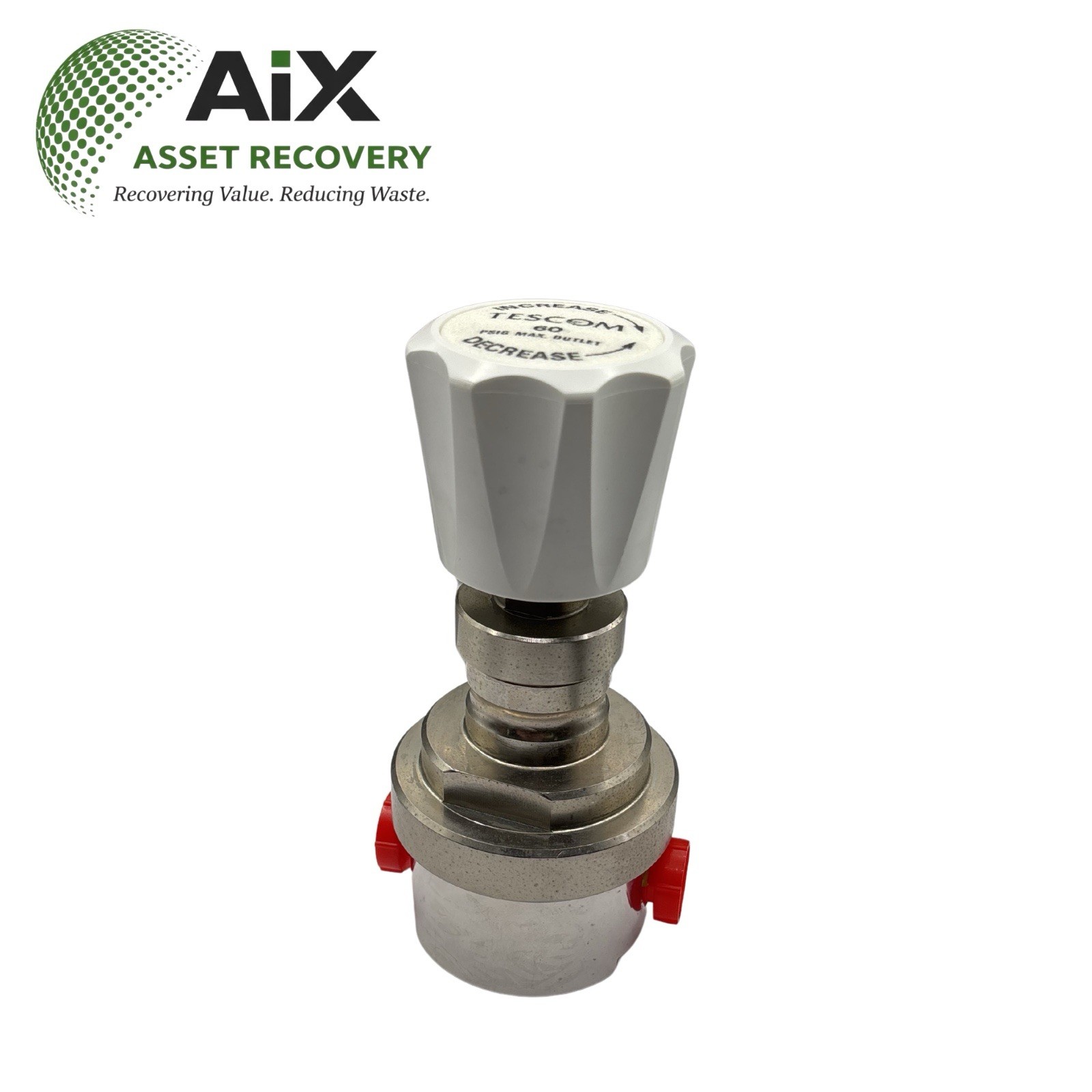 TESCOM 74-3061-KA420 Threadless Pressure Regulator 74-3000 Series UHP 316L