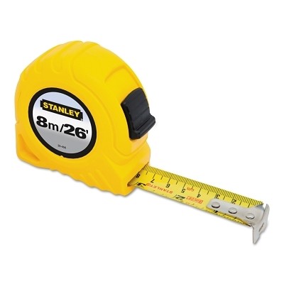 Tape , 1 in x 8m/26 ft  Products  30456 76174304565 High- ABS; Steel Yellow