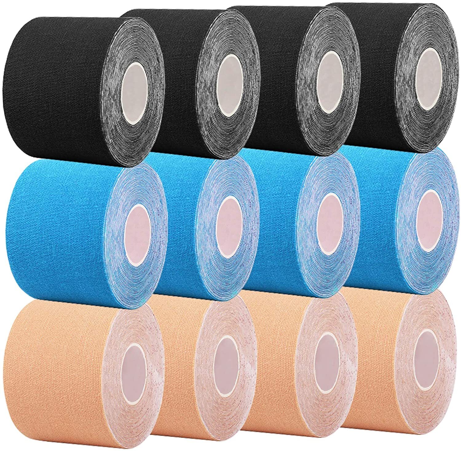 12x Kinesiology Tape 2" x 5M Elastic Tape Elastic tape Muscle Pain Sport 16.5'