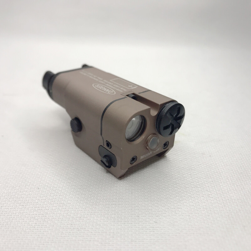 XC2 Tactical Light Compact Flashlight for 20mm With Red Dot Laser