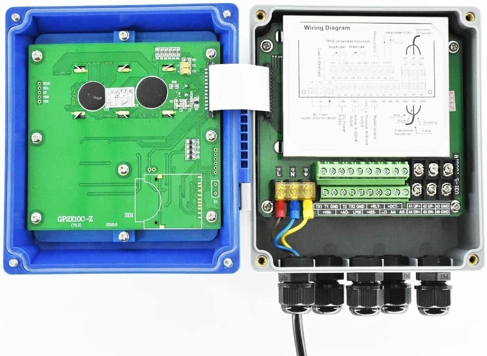 Ultrasonic Flow Measurement Flow Meter With SD Card Data Logger DN50 to 700mm