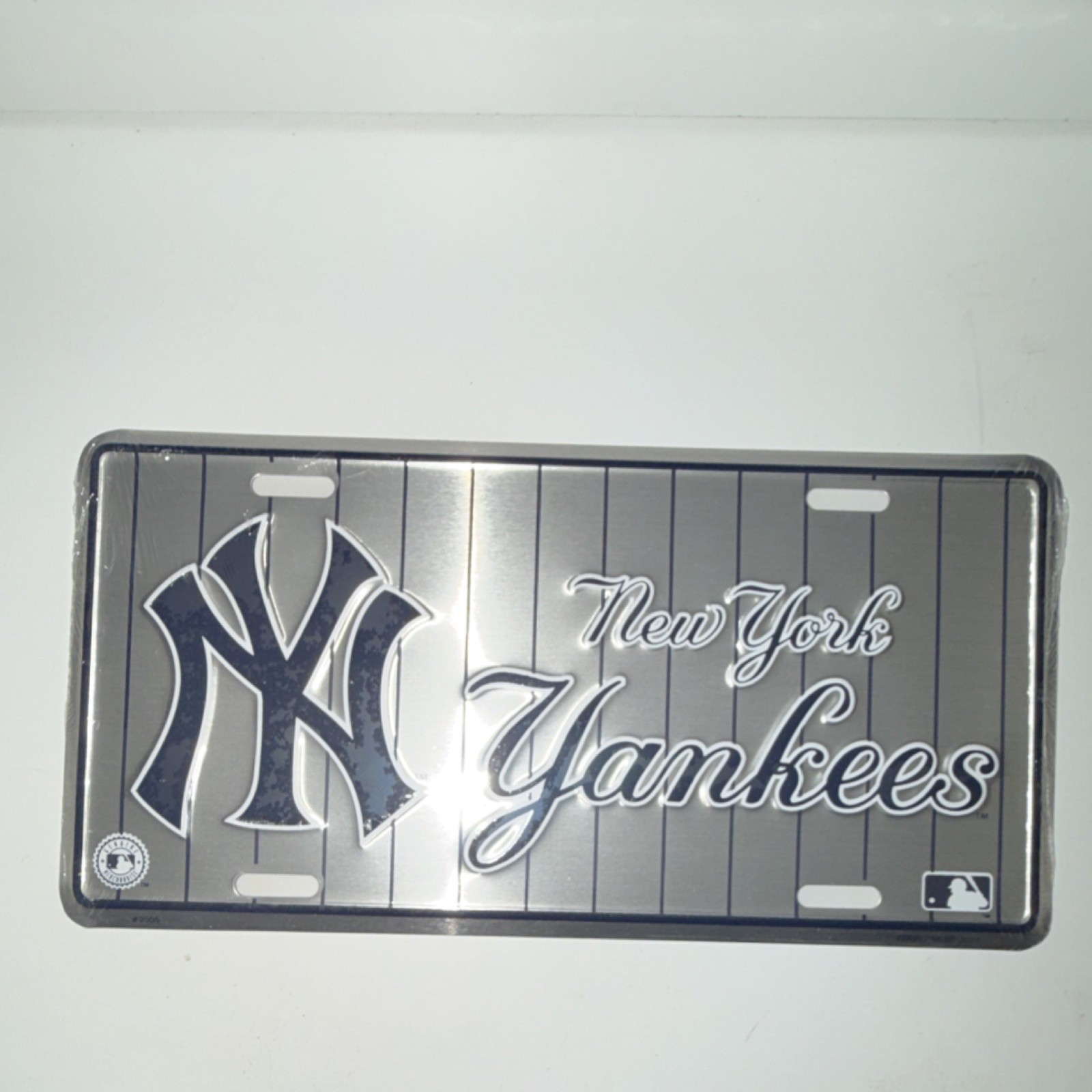 New York Yankees Metal License Plate