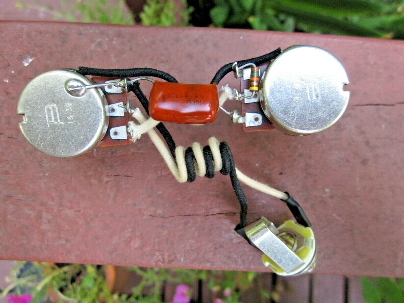 Fender 51  P Bass Wiring Harness CTS Solid Shaft Orange Drop KellingSound