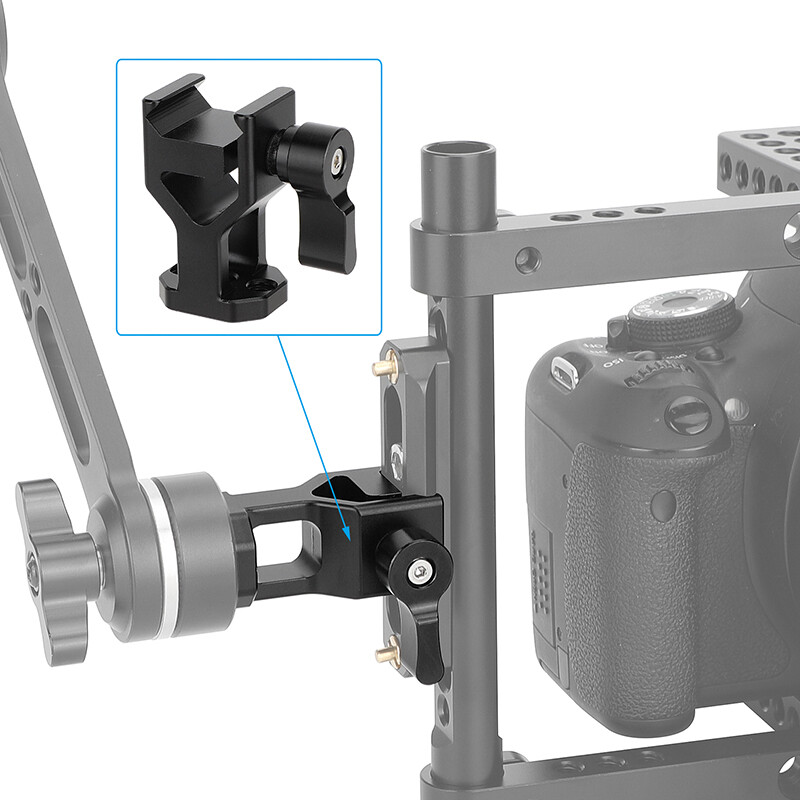 CAMVATE NATO Clamp Extension Mount With 1/4" Thread For Quick Accessory Mounting
